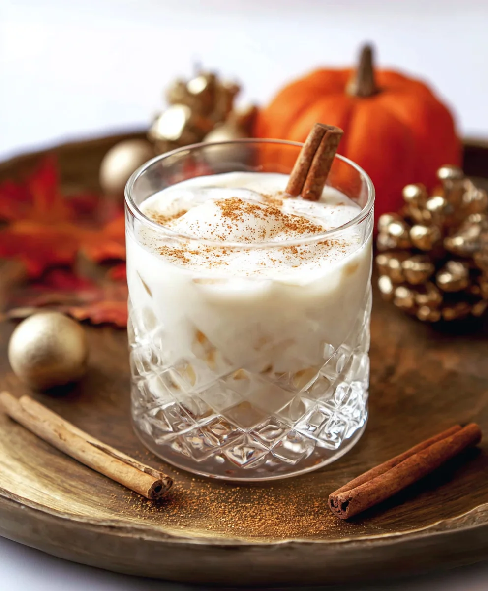 Thanksgiving: Mocktail White Russian Épices Citrouille