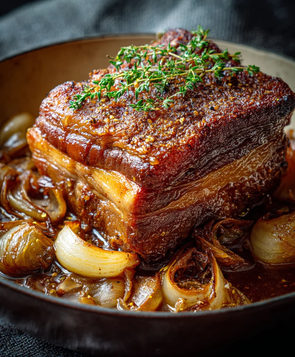 Bœuf Confit à la Bière sans Alcool et Érable Fondant
