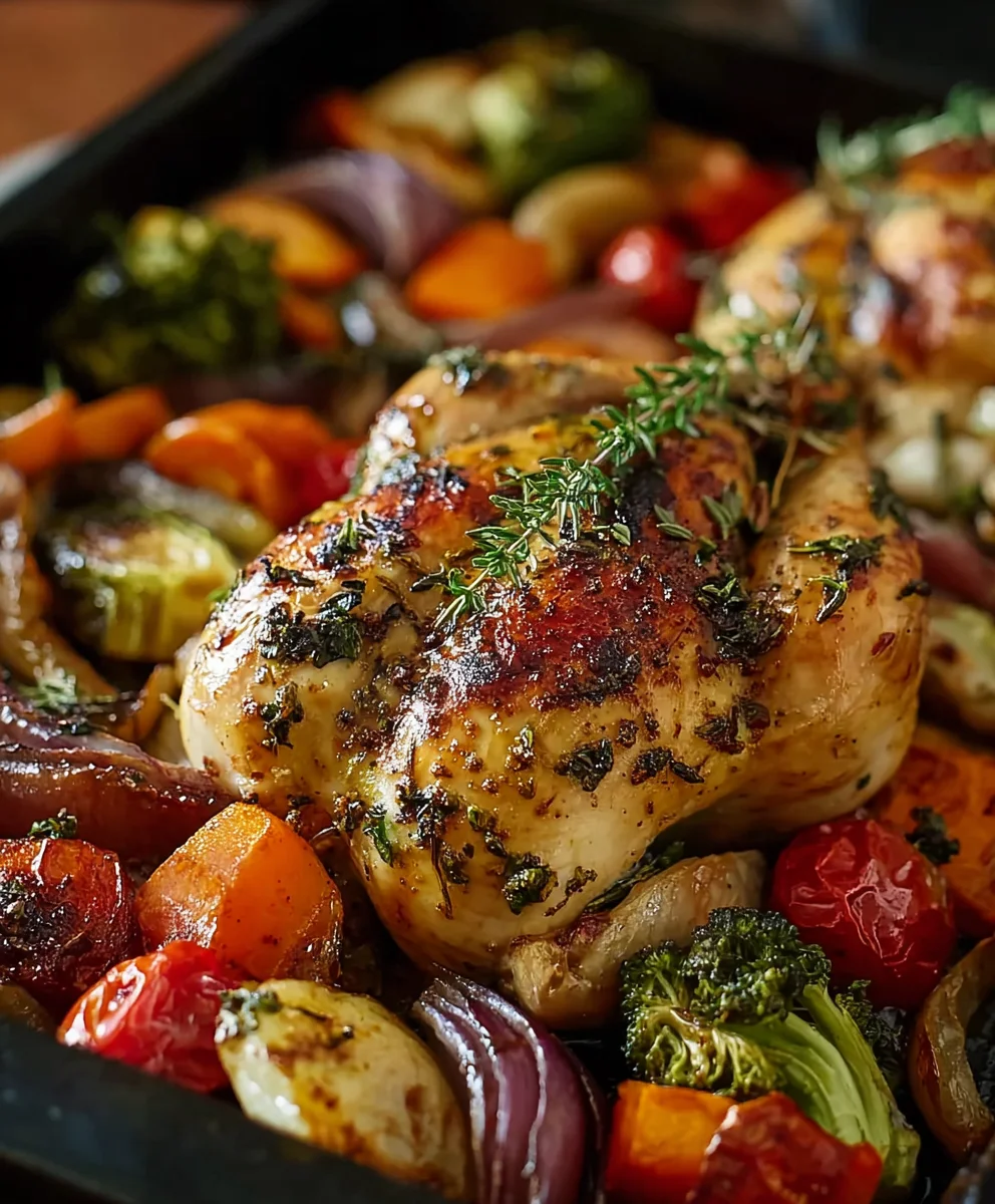 Poulet Rôti Rapide & Légumes: Recette Facile