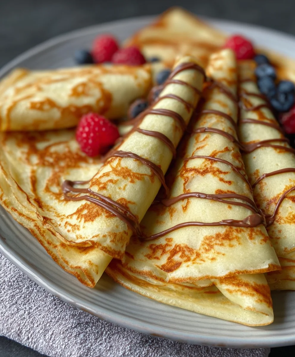 Crêpes Faciles & Rapides au Mixeur (Sans Alcool)