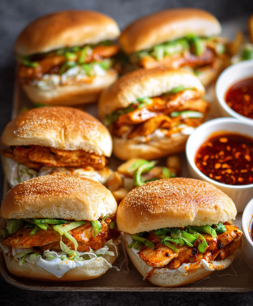 Buns au Poulet Dynamite Fromagé: Recette Rapide et Facile