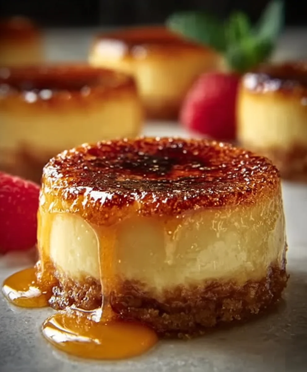 Mini Cheesecakes Crème Brûlée Faciles & Gourmands